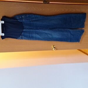 Indigo Blue Maternity Plus Size Jeans 2X Full Length Boot Cut